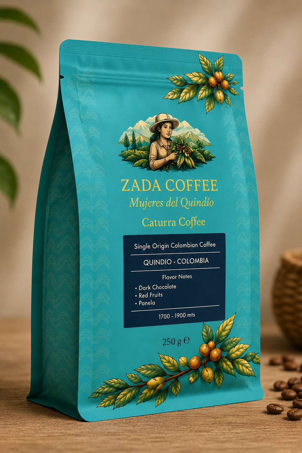 Caturra Coffee — Angle view
